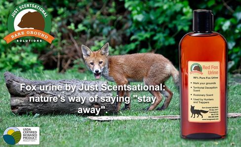 Just Scentsational FU-64 Red Fox Urine for Gardens, Hunters, and Trappers, 64 oz (2 Quarts) in Saudi Arabia