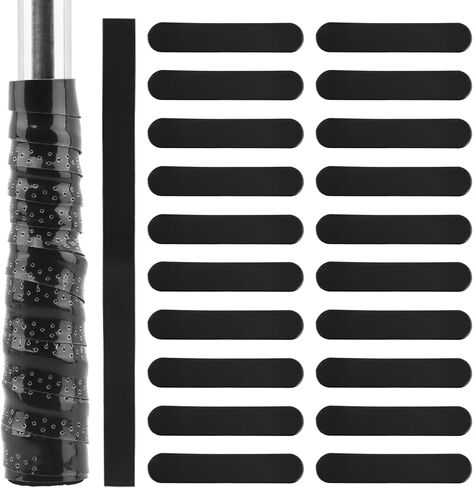 20 قطعة من شريط الرصاص من Pickleball مع عصابة رأس لاصقة من Pickleball وشريط مرجح من أجل حماية حافة المجداف لزيادة الطاقة وسرعة التأرجح (أسود) in Kuwait