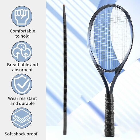 20 قطعة من شريط الرصاص من Pickleball مع عصابة رأس لاصقة من Pickleball وشريط مرجح من أجل حماية حافة المجداف لزيادة الطاقة وسرعة التأرجح (أسود) in Kuwait