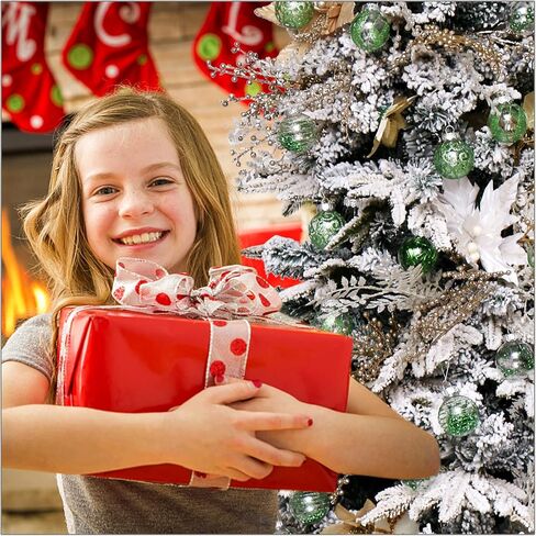 مجموعة زينة عيد الميلاد 60 مم/2.36 بوصة، 30 قطعة من زخارف عيد الميلاد الشفافة باللون الأزرق المقاومة للكسر لتزيين شجرة عيد الميلاد كرات زينة كريستالية لحفلات الزفاف وحفلات العطلات وديكور داخلي وخارجي in Kuwait