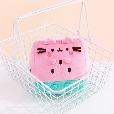 GUND Pusheen Watermelon Plush, Cat Stuffed Animal for Ages 8 and Up, Pink/Green, 6" in Saudi Arabia