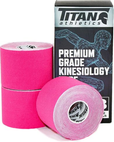3 Rolls I Uncut I Kinesiology Tape (2 in x 16.4 ft per roll) I Premium Quality I Ideal Support for Joints and Muscles (Stretchable, Breathable & Hypoallergenic) (Beige/Tan/Skin) in Saudi Arabia