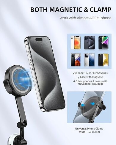 POV Neck Phone Holder for Recording, Neck Tripod for Phones Hands Free Cellphone Chest Mount Stand Compatible with iPhone Samsung Galaxy Motorola Pixel All Phones in Saudi Arabia
