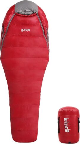 حقيبة نوم للأمهات للطقس البارد وخفيفة للغاية وحقيبة الظهر والمشي لمسافات طويلة والتخييم وحقيبة النوم 0 درجة in Kuwait