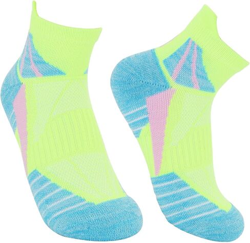 Dohia Womens Ankle Socks Athletic Cushioned Anti-blister Low Cut Comfort Breathable Performance Athletic Socks D3-NSDW in Kuwait