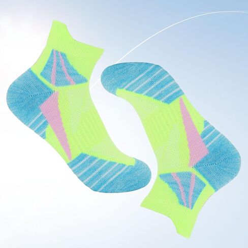 Dohia Womens Ankle Socks Athletic Cushioned Anti-blister Low Cut Comfort Breathable Performance Athletic Socks D3-NSDW in Kuwait