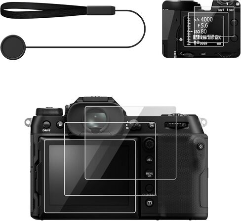 3 عبوات من واقي الشاشة المتوافق مع Fujifilm X-T50/XT50، مع طبقة زجاجية مقواة مضادة للفقدان لكاميرا Fuji X-T50 الرقمية 0.25 مم 9H مضادة للخدش ومضادة لبصمات الأصابع in Kuwait
