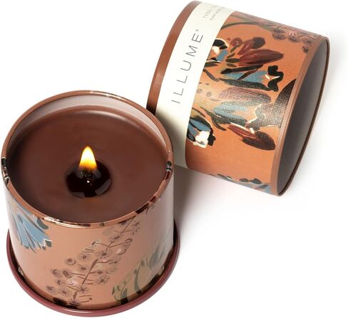 ILLUME شمعة معطرة بشكل جميل من تيرا تاباك فانيتي تين، 7.62 سم ​​طول × 5.08 سم عرض × 2.54 سم ارتفاع in Saudi Arabia