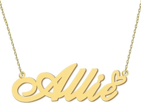 Personalized Name Necklace Engraved Any Name Plate Necklace Minimalist Jewelry Gift for Her in Saudi Arabia