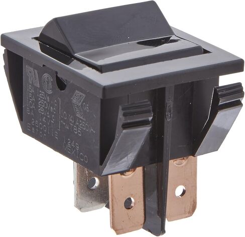 Eaton 260011E Miniature Rocker Switch, On-None-Off Action, DPST Contacts in Saudi Arabia