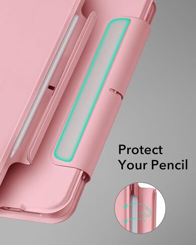 ESR Ascend Keyboard Case, iPad Air 11 Inch Case with Keyboard (M2), Magnetic Detachable, Adjustable Portrait/Landscape Stand for iPad Pro 11 (2022/2021/2020/2018), iPad Air 6(2024) /Air 5/4, White in Kuwait