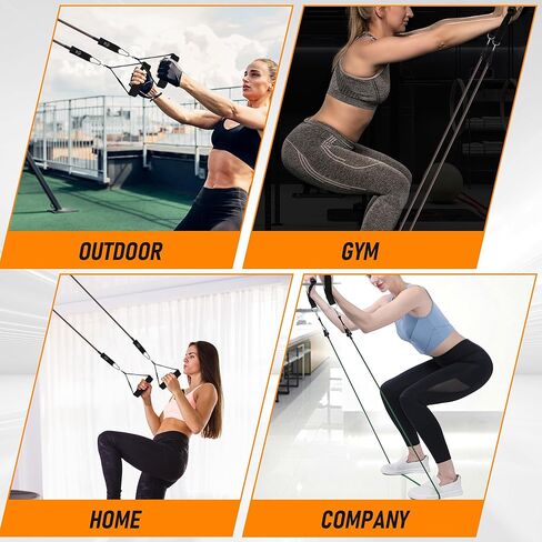 Pilates Bar Kit with Resistance Band for Working Out 200lbs Heavy Duty Resistance Band with Handles Bar Yoga Pilates Equipment for Men Women Home Gym Full Body Workout Equipment in Kuwait