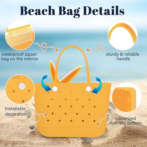 X-Large Beach Rubber Bag Waterproof Washable Handbag Durable Modern Travel Tote Bag Sports Beach Groceries Pool Travel (Lake Green1) in Saudi Arabia
