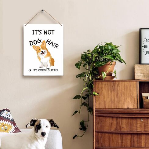 FUGWN It’s Not Cat Hair It’s Kitty Glitter Cat Wooden Signs 8x10, Cat Wall Decor, Black Cat Home Room Decor, Cat Decorations for the Home, Cat Signs Home Decor, Cat Gifts for Cat Lovers in Saudi Arabia