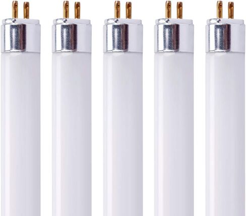 F54T5/865/HO Fluorescent Tube Light Bulb, 46 Inch, 54W, 6500K Daylight, 4200 Lumens, High Output, G5 Bi-Pin Base, 4FT T5 Grow Light Bulbs - 5 Pack in Saudi Arabia