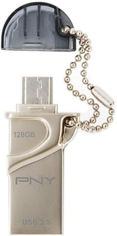 محرك أقراص فلاش بي إن واي DUO-LINK USB 3.0 OTG لأنظمة أندرويد - (P-FDI64GOTGTO30-GE) سعة 64 جيجابايت in Saudi Arabia