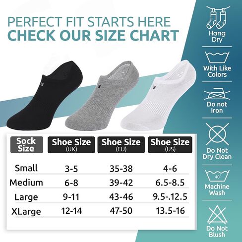 4 أزواج من جوارب DuraSocks بدون عرض من قطن الخيزران للنساء والرجال بدون خياطة وخالية من الروائح in Saudi Arabia