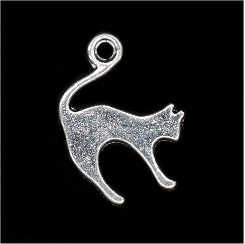 VIDRIO Pack of 80 Microphone Charms Pendants Silver Craft Supplies for Jewelry Making Tibetan Accessories for Bracelets Necklace DIY in Saudi Arabia