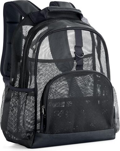 Choco Mocha Mesh Backpacks for School Girls Purple Mesh Backpack for Kids Heavy Duty Large Mesh Backpack for Beach 17 inches in Saudi Arabia
