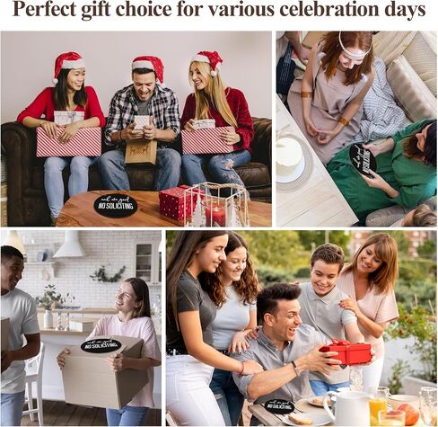 No Soliciting Sign, Don't Knock or Ring Doorbell Sign, Rustic Wall Art Decor for Home Decoration, 12x12 Inch Wood Sign for Door Hanger-C28 in Kuwait