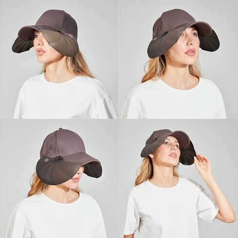 Women Men Sun Visor 100% Cotton Baseball Cap, UV Protection All Outdoor & stadiums,Easy to Attach and Remove in Saudi Arabia
