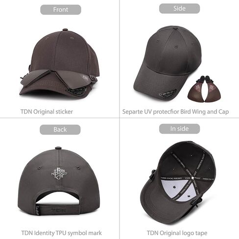 Women Men Sun Visor 100% Cotton Baseball Cap, UV Protection All Outdoor & stadiums,Easy to Attach and Remove in Saudi Arabia