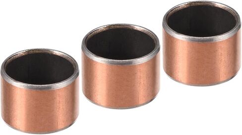 3pcs 1006 Sleeve Bearings - [10mm Bore Dia x 12mm OD x 6mm Length] Wrapped Oilless Bushings for Sliding Movements of Machinery Use in Saudi Arabia