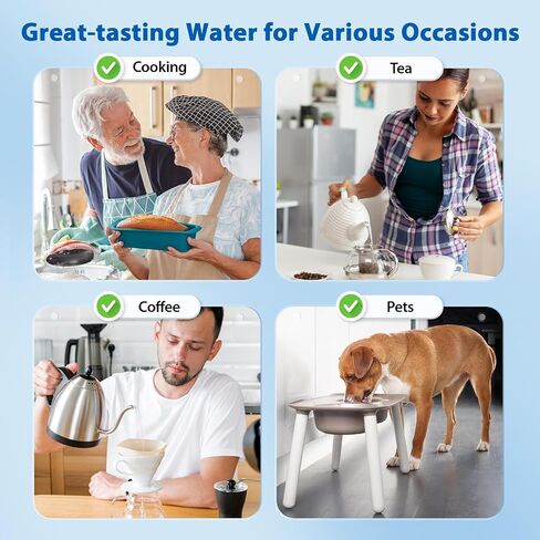 iSpring US21B-CPB 4-Layer High Capacity Under Sink Water Filter, Reduces Lead, PFAS, PFOA/PFOS, Chlorine, Bad Taste & Odor, w/ 2 Upgraded Direct Connect Hoses in Saudi Arabia