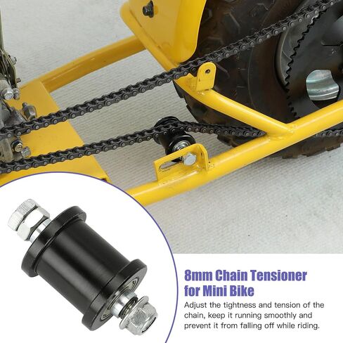 #35 Chain 140 Links Mini Bike Chain Tensioner for Coleman CT100U CC100X Baja Doodle Bug DB30 Predator 212cc 79cc 97cc 100cc Motovox MBX10 MBX11 Mega Moto MM-B80 105cc Mini Bike Go Kart Parts in Kuwait