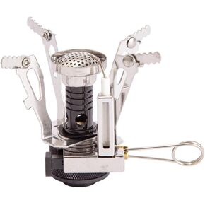 موقد صغير خارجي مسطح بعلبة غاز موقد الظباء للتخييم خاص محمول آلي نار موقد بأربعة زوايا in Kuwait