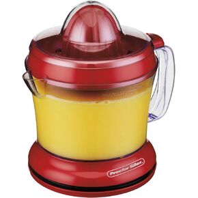 Proctor Silex Electric Citrus Juicer Machine, 34 oz, for Orange, Lemon, Grapefruit Juice, White