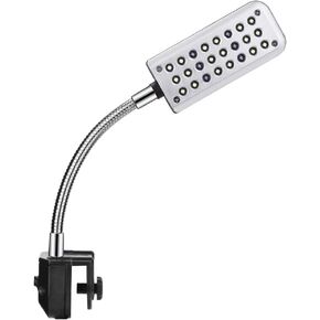 Aquarium Light Small LED Clip Light for Fish Tank, 1 Yr Warranty