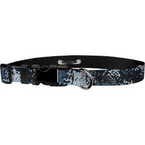 Camo Dog Leash - Camouflage Dog Lead Waterproof with Easy Grip Loop – 1 Inch x 4 Feet, Digi Camo Blue