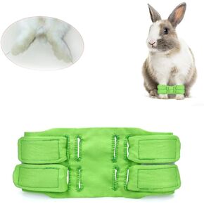 Rabbit Splay Leg Brace for Rabbits with Bilateral Splayed Legs for Bunny Recovery Adjustable Velcro Washable Reusable