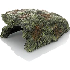 Reptile & Amphibian Habitat Décor | Aquarium Decorations Cave| 7.8 x 5.9 x 3.1'' Reptile Rock Hide Cave for Lizards, Bearded Dragon,Turtle,Tortoise,Crested Gecko| Reptile Tank Accessories