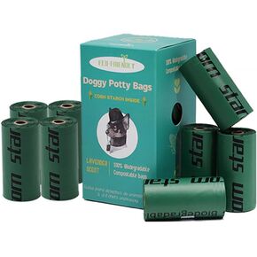 Dog poop bags rolls, Degradable pet poop bags, Poop bags for dogs,Softer and more environmentally friendly