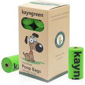 Dog Poop Bags Rolls,525 Count-Extra Thick Unsecnted Pet Waste Bags Corn Starch Blend Durable Bags for Small and largre dogs