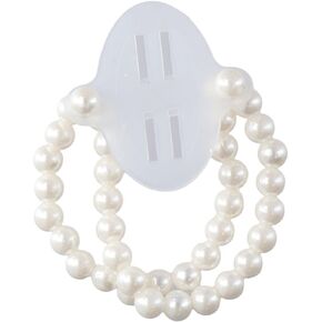 HomeSoGood 24Pcs Elastic Imitation Pearl Wrist Bands,Wedding DIY Wristlet Bracelet,Wrist Corsages Accessories for Bridesmaid Bridal Beach Party