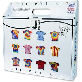 Jacquard Large Tie Dye Kit - Fantastic Introduction to Tie Dye - Fun for All Ages - Dyes up to 15 Adult T-Shirts