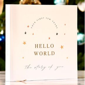 Linen Gender Neutral | Minimalist Keepsake Memory Book Photo Album for Baby Boy or Girl First 5 Years – A Milestone Book to Record Every Event from Birth to Age 5 (Linen)