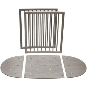 Stokke Sleepi Bed Extension, Hazy Grey - Convert Stokke Sleepi Mini Into Stokke Sleepi Bed - Extends Bed to 55.5" - Suitable for Children Up to 5 Years - Mattress Sold Separately