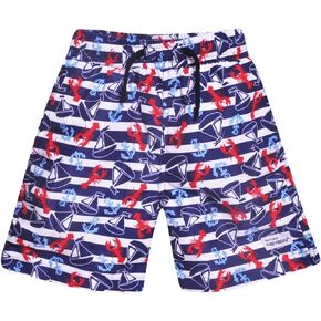 Boys' Baby UPF 50 Swim Trunk with Mesh Liner