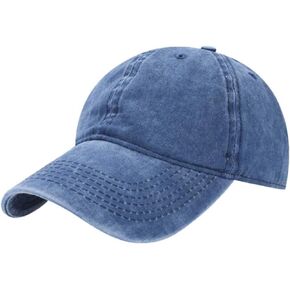 Kids Solid Cotton Baseball-Hat - Baby-Boys Washed Cotton Baseball Hats Toddler Infant Baseball-Cap for 2-7 Years