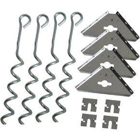 Arrow Shed AK600 Earth Anchor Kit, Steel-stainless in Kuwait