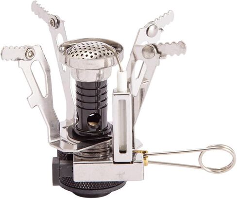 موقد صغير خارجي مسطح بعلبة غاز موقد الظباء للتخييم خاص محمول آلي نار موقد بأربعة زوايا in Kuwait