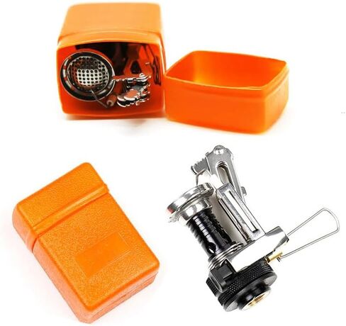 موقد صغير خارجي مسطح بعلبة غاز موقد الظباء للتخييم خاص محمول آلي نار موقد بأربعة زوايا in Kuwait