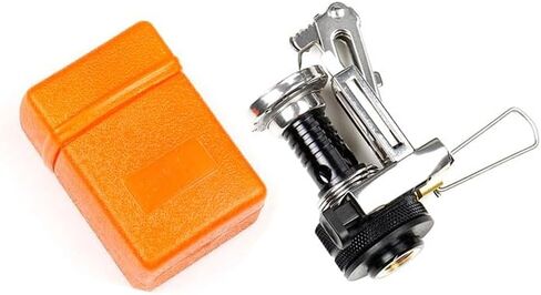 موقد صغير خارجي مسطح بعلبة غاز موقد الظباء للتخييم خاص محمول آلي نار موقد بأربعة زوايا in Kuwait