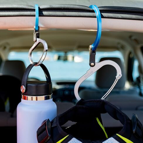 GEAR AID HEROCLIP (Mini) Carabiner Gear Clip and Hook, for Hanging Bags, Purses, Lanterns, Strollers, Tools, Helmets, Water Bottles, and More in Saudi Arabia
