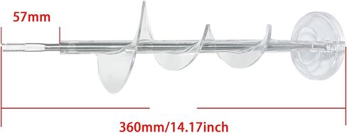 قطع غيار ناقل آلة صنع الثلج WR17X11705 مناسبة لثلاجة جنرال إلكتريك هوت سبوت - استبدل WR17X11939 AP3672963 PS964350 PS1018130 in Kuwait