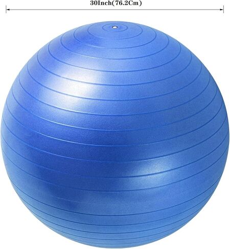 30" Herding Ball - Herding Horse Ball Toys for Horses Mega Herding Dog Balls with Hand Pump, Herding Ball Toys for Horses Stall，Blue Anti-Burst Training Soccer Ball for Horses in Kuwait